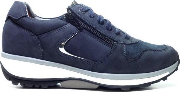 Xsensible Dames Veterschoen Jersey Blauw