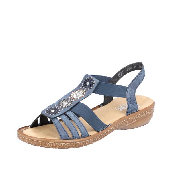 Rieker_Dames_Sandalen_Luzern_Blauw