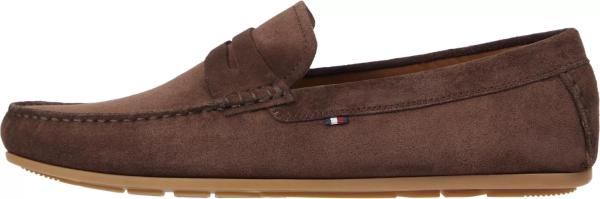 Tommy_Hilfiger_Heren_Instapschoen_Casual_Hilfiger_Suede_Driver_Bruin