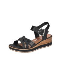 Remonte_Dames_Sandalen_Olymp_Zwart