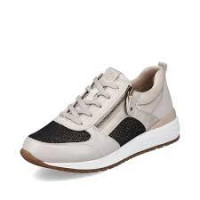 Remonte_Dames_Sneakers_Goatsuede_Wit_1