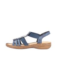 Rieker_Dames_Sandalen_Luzern_Blauw_1