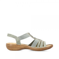 Rieker_Dames_Sandalen_NABUKINO_Groen_1