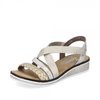 Rieker_Dames_Sandalen_WOVEN_Beige