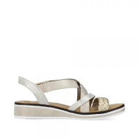 Rieker_Dames_Sandalen_WOVEN_Beige_1