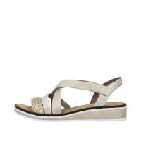 Rieker_Dames_Sandalen_Woven_Goud_1