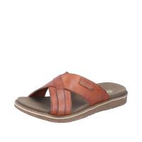 Rieker_Heren_Slippers_Clarino_Bruin