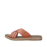 Rieker_Heren_Slippers_Clarino_Bruin_1