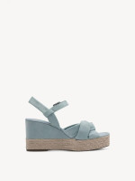 Tamaris_Dames_Sandalen_Sandalen__Blauw