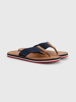 Tommy Hilfiger Heren Slippers Slipper Cognac