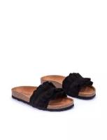 Verbenas_Dames_Slippers_Rocio_Serraje_Volante_Zwart_1