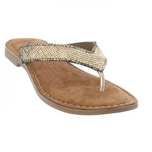 Lazamani_Dames_Slippers_slippers_Goud_1