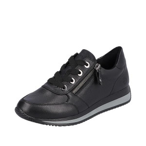 Remonte_Dames_Sneakers_Castor_Zwart