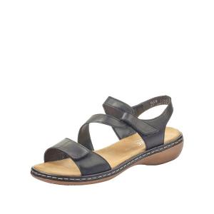 Rieker_Dames_Sandalen_Cristallino_Zwart_2