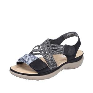 Rieker_Dames_Sandalen_Morokko_Zwart_5