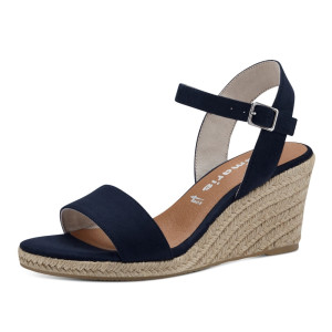 Tamaris_Dames_Sandalen_Sandalen_Blauw_5